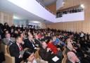 Il pubblico dell'Auditorium dell'Ara Pacis